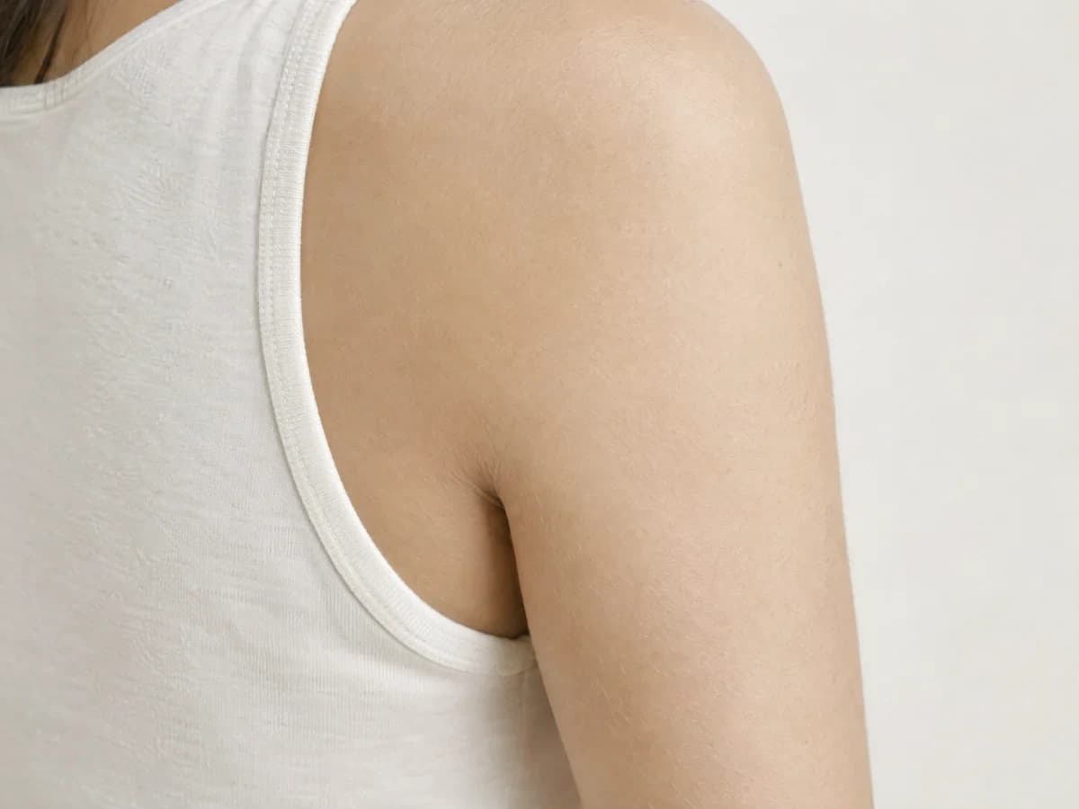 팔 뒤쪽 피부 사진